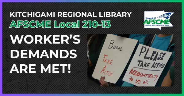 Library Workers Stand Together and Win | AFSCME Council 65