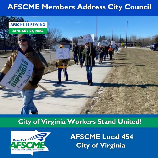 Local 454 Addresses Virginia City Council | AFSCME Council 65
