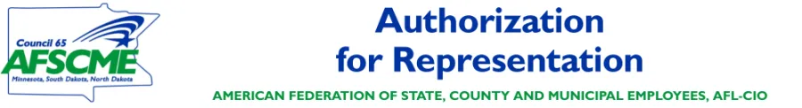 Authorization for Representation