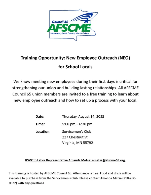 Training Flyer