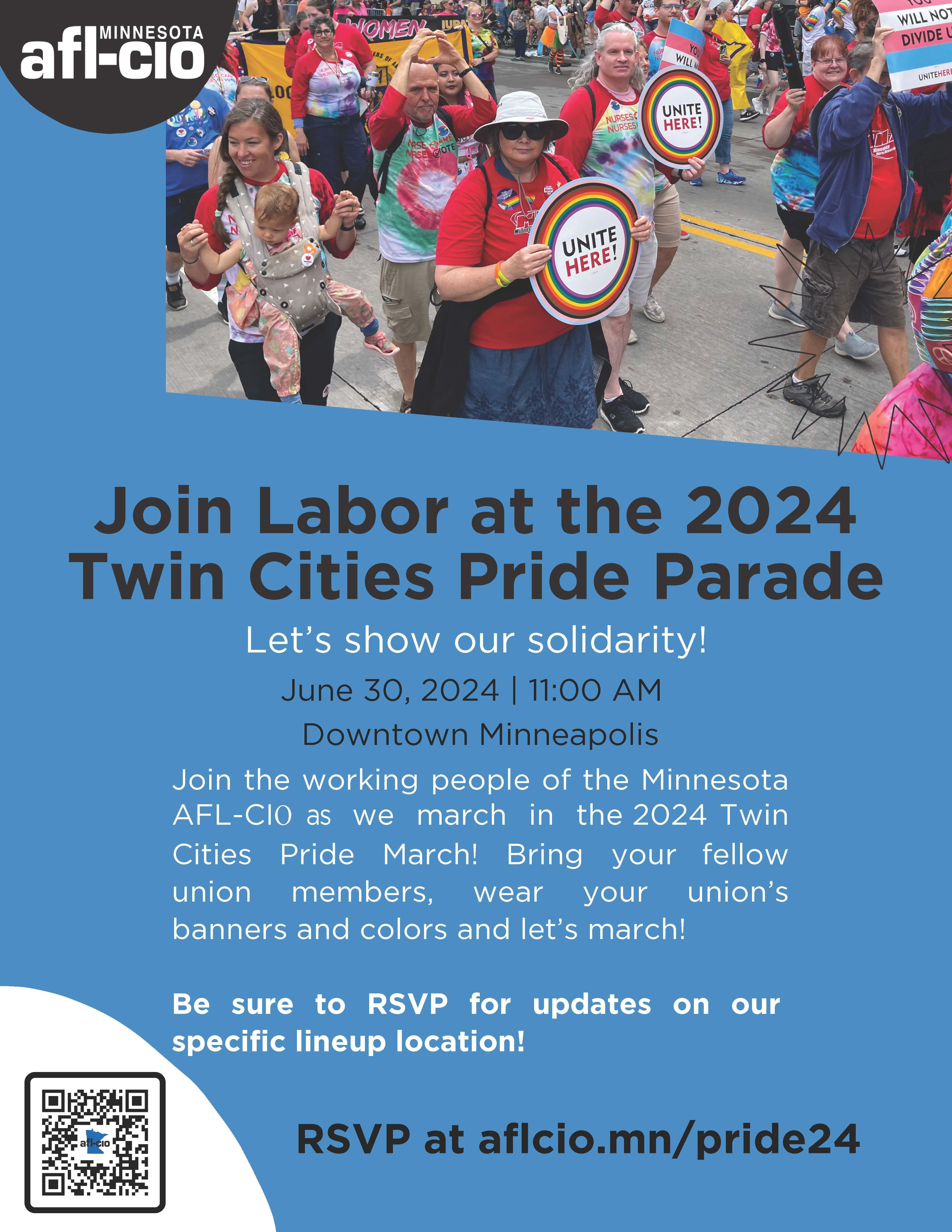 Twin Cities Pride Parade Flyer