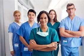 Nurses standing in a group